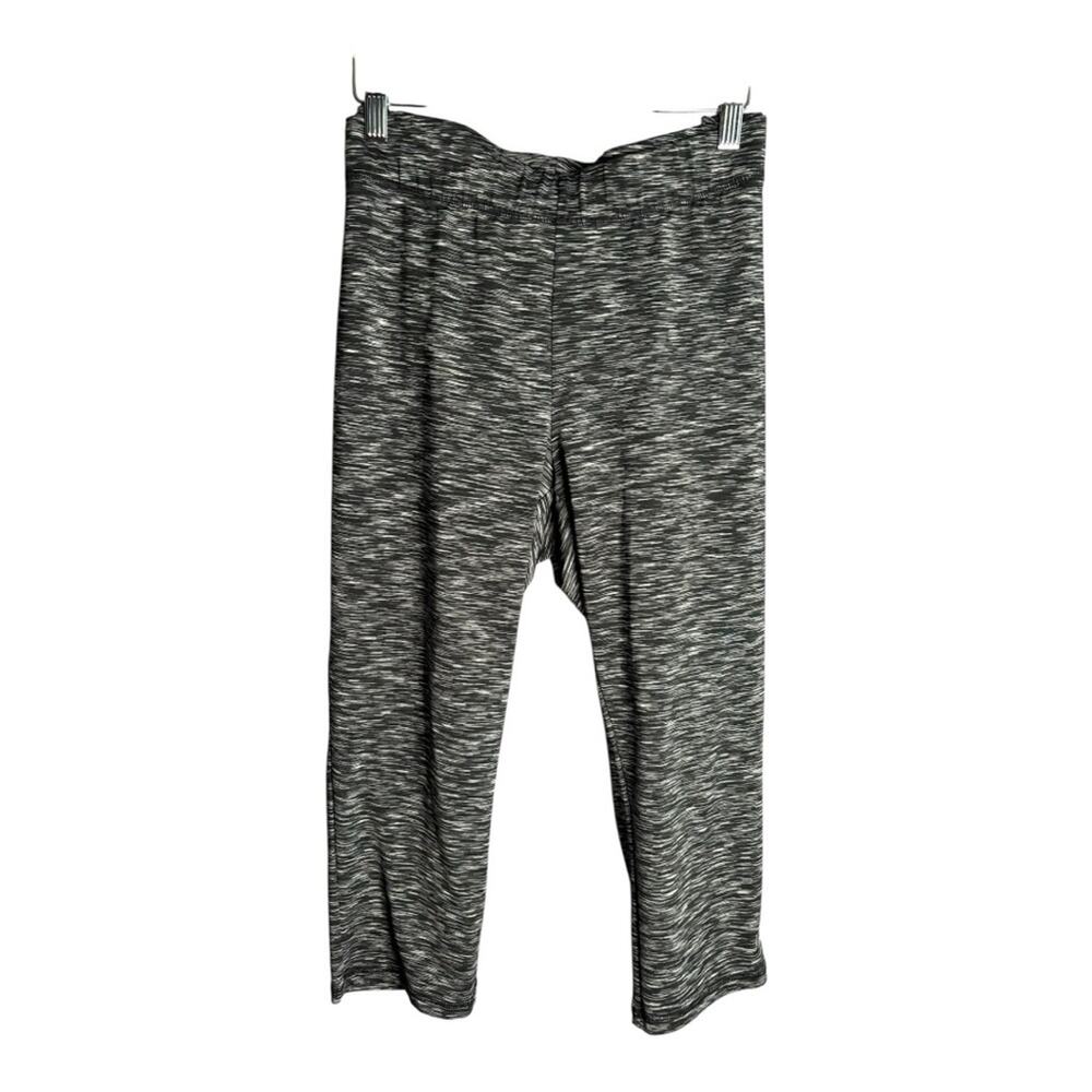 Livi Active Black White Mid Rise Cropped Workout Leggings 18/20